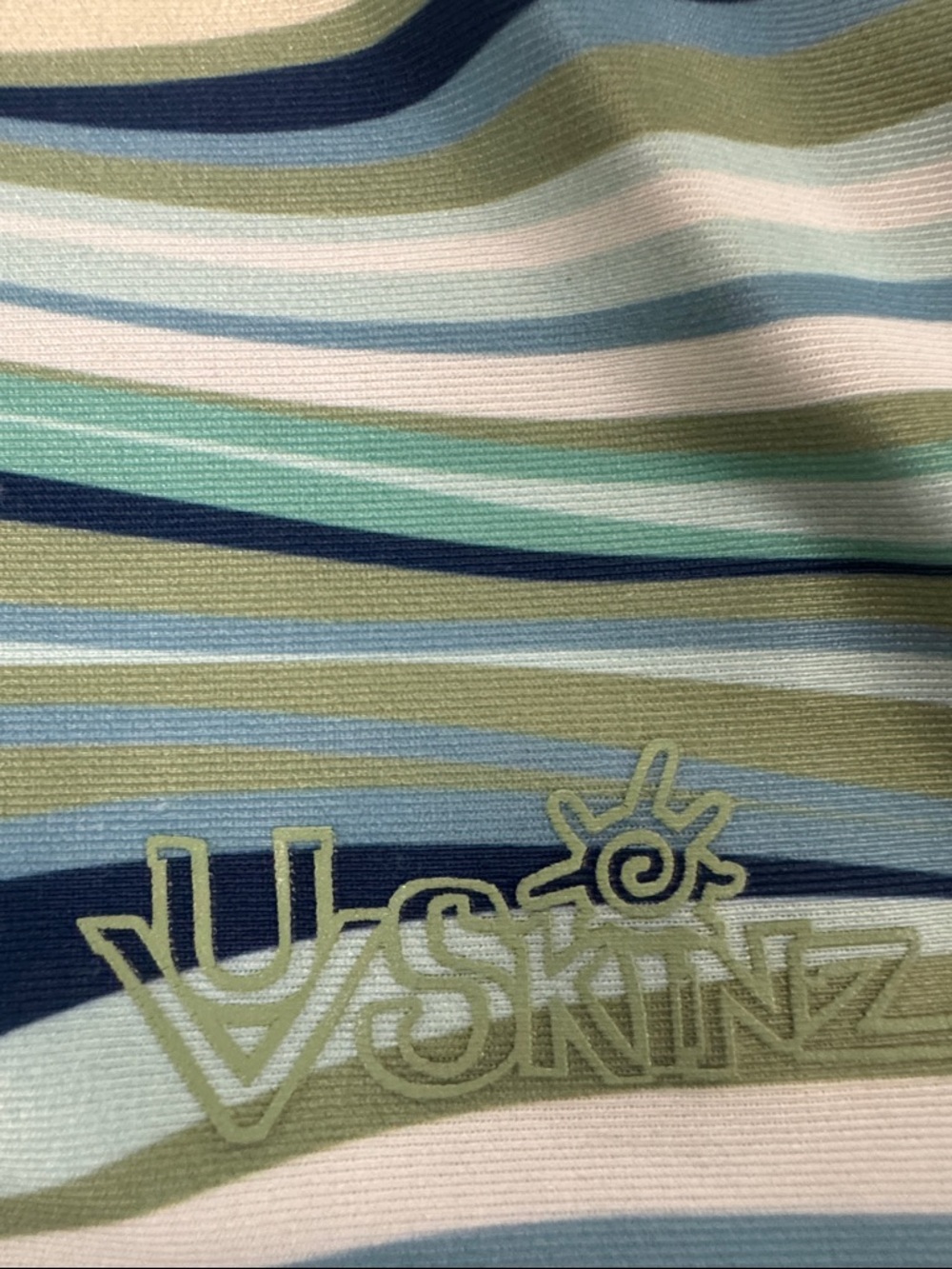 UV Skinz Women's Swim Skirt in Aqua Wave Print - Picture 8 of 8